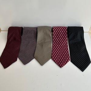 A Lot of Five Kasper TIES Some Multicolor